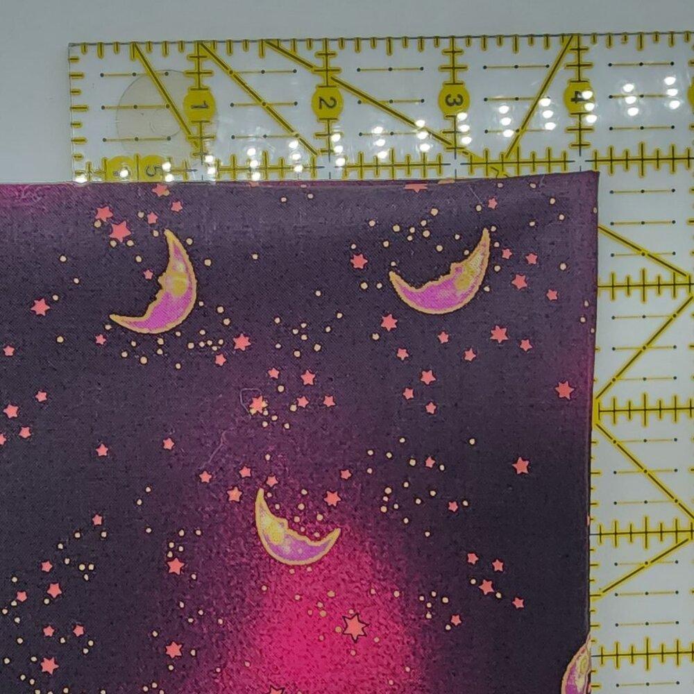 Laurel Birch Celestial Magic Lunar Starry Night Cotton Quilting Fabric 22"x18"
